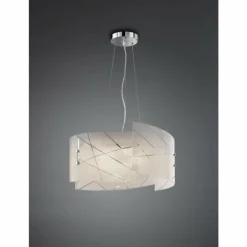 Suspension Trio Leuchten SANDRINA Blanc, 3 lumières