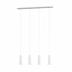 Suspension Trio Leuchten MARLEY Blanc, 4 lumières
