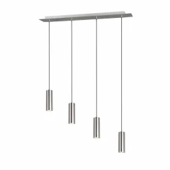 Suspension Trio Leuchten MARLEY Nickel mat, 4 lumières