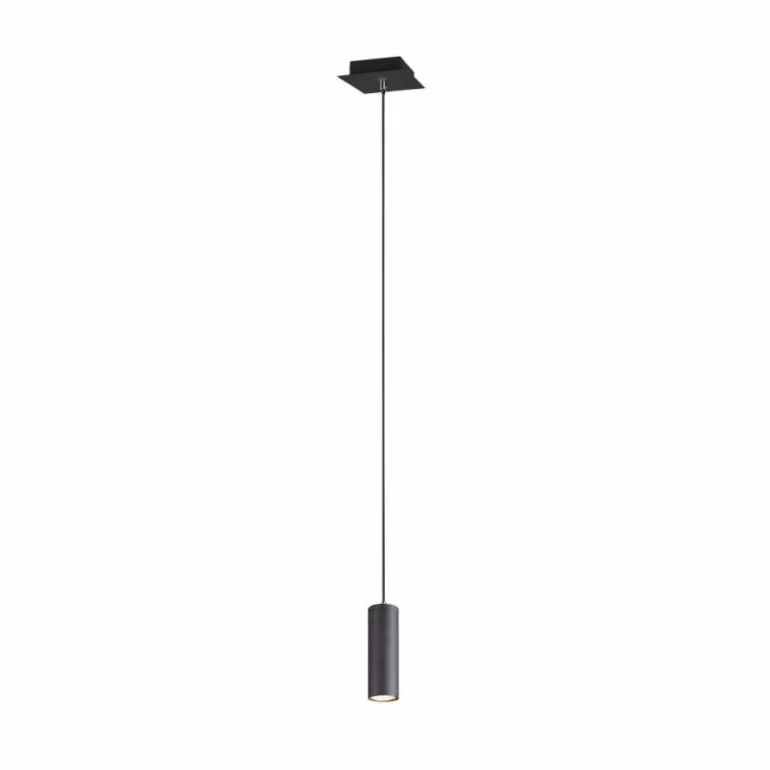 Suspension Trio Leuchten MARLEY Noir, 1 lumière