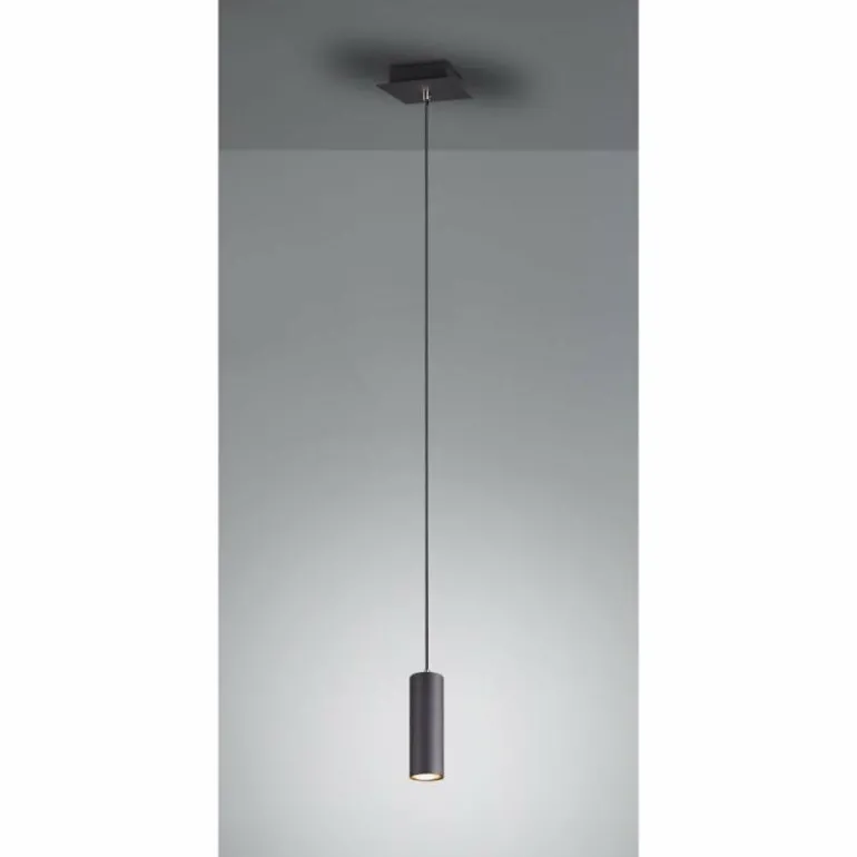 Suspension Trio Leuchten MARLEY Noir, 1 lumière