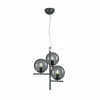 Suspension Trio Leuchten PURE Anthracite, 3 lumières