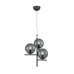 Suspension Trio Leuchten PURE Anthracite, 3 lumières