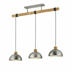 Suspension Trio Leuchten DELHI Nickel mat, 3 lumières