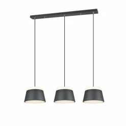 Suspension Trio Leuchten BARONESS Anthracite, 6 lumières