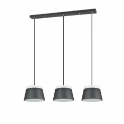Suspension Trio Leuchten BARONESS Anthracite, 6 lumières