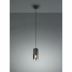 Suspension Trio Leuchten ROBIN Noir, 1 lumière