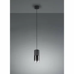 Suspension Trio Leuchten ROBIN Noir, 1 lumière