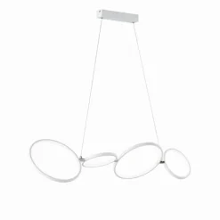 Suspension Trio Leuchten RONDO LED Blanc, 1 lumière