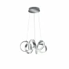 Suspension Trio Leuchten CARRERA LED Aluminium, 1 lumière