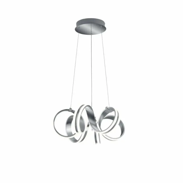 Suspension Trio Leuchten CARRERA LED Aluminium, 1 lumière