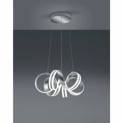 Suspension Trio Leuchten CARRERA LED Aluminium, 1 lumière