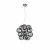 Suspension Trio Leuchten ALICIA Chrome, 12 lumières