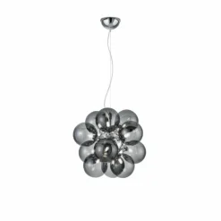 Suspension Trio Leuchten ALICIA Chrome, 12 lumières