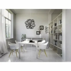 Suspension Trio Leuchten ALICIA Chrome, 12 lumières