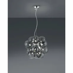 Suspension Trio Leuchten ALICIA Chrome, 12 lumières