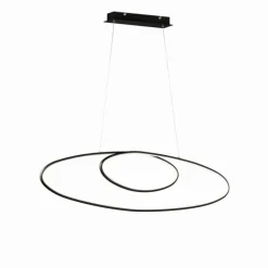Suspension Trio Leuchten AVUS LED Noir, 1 lumière