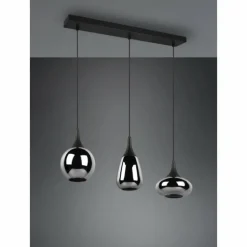 Suspension Trio Lumina Noir, 3 lumières