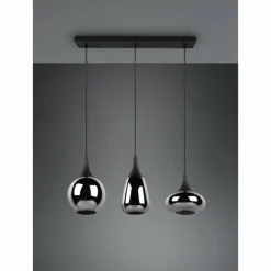 Suspension Trio Lumina Noir, 3 lumières
