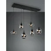 Suspension Trio Lumina Noir, 6 lumières