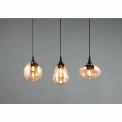 Suspension Trio Lumina Noir, 3 lumières