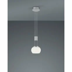 Suspension Trio Madison LED Nickel mat, 1 lumière