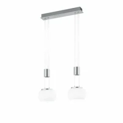 Suspension Trio Madison LED Nickel mat, 2 lumières