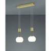 Suspension Trio Madison LED Laiton, 2 lumières
