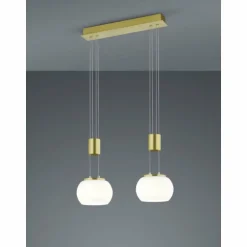 Suspension Trio Madison LED Laiton, 2 lumières