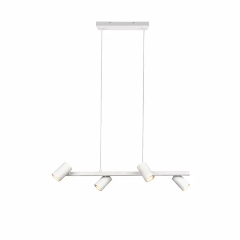 Suspension Trio MARLEY Blanc, 4 lumières