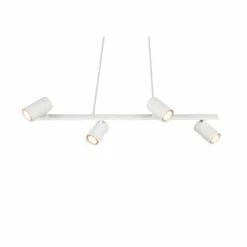 Suspension Trio MARLEY Blanc, 4 lumières