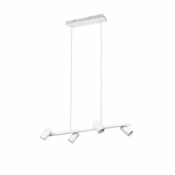 Suspension Trio MARLEY Blanc, 4 lumières