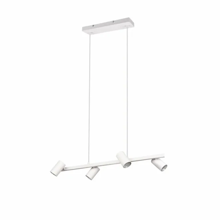 Suspension Trio MARLEY Blanc, 4 lumières