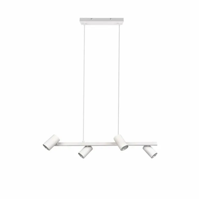 Suspension Trio MARLEY Blanc, 4 lumières