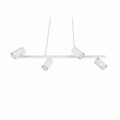 Suspension Trio MARLEY Blanc, 4 lumières