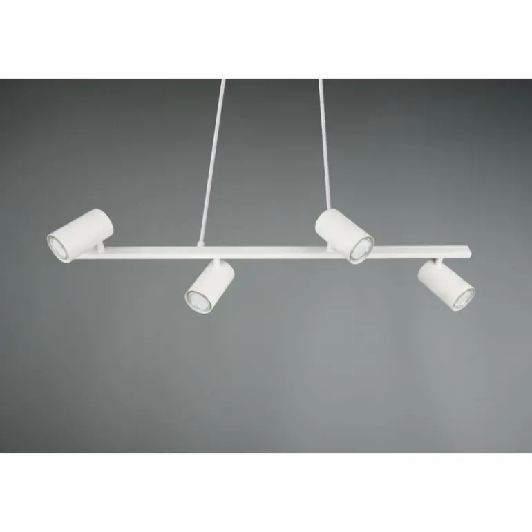 Suspension Trio MARLEY Blanc, 4 lumières