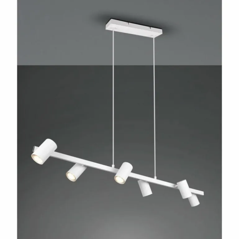 Suspension Trio MARLEY Blanc, 6 lumières