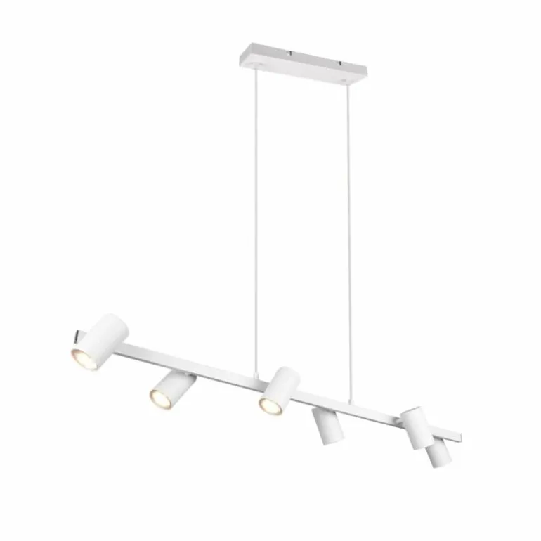 Suspension Trio MARLEY Blanc, 6 lumières