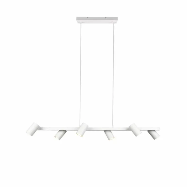 Suspension Trio MARLEY Blanc, 6 lumières