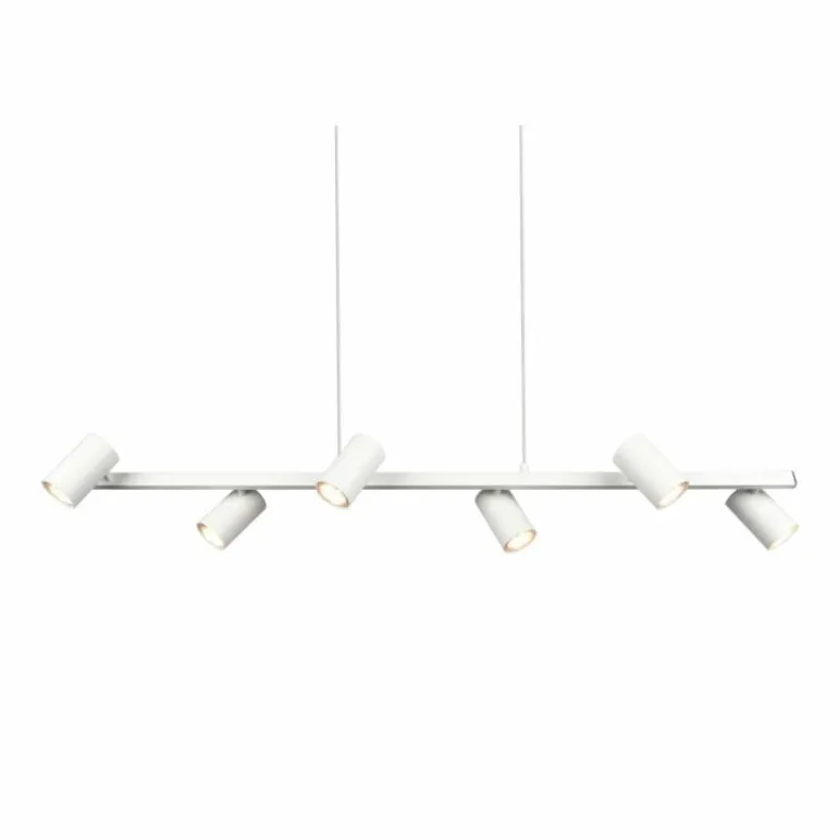 Suspension Trio MARLEY Blanc, 6 lumières