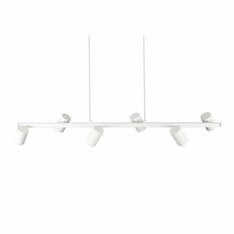 Suspension Trio MARLEY Blanc, 6 lumières