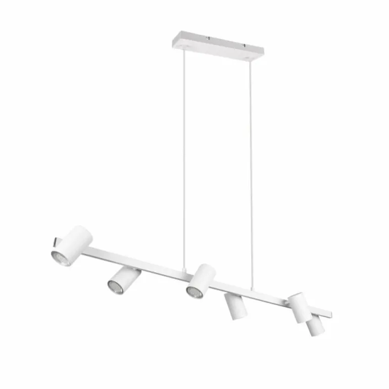 Suspension Trio MARLEY Blanc, 6 lumières