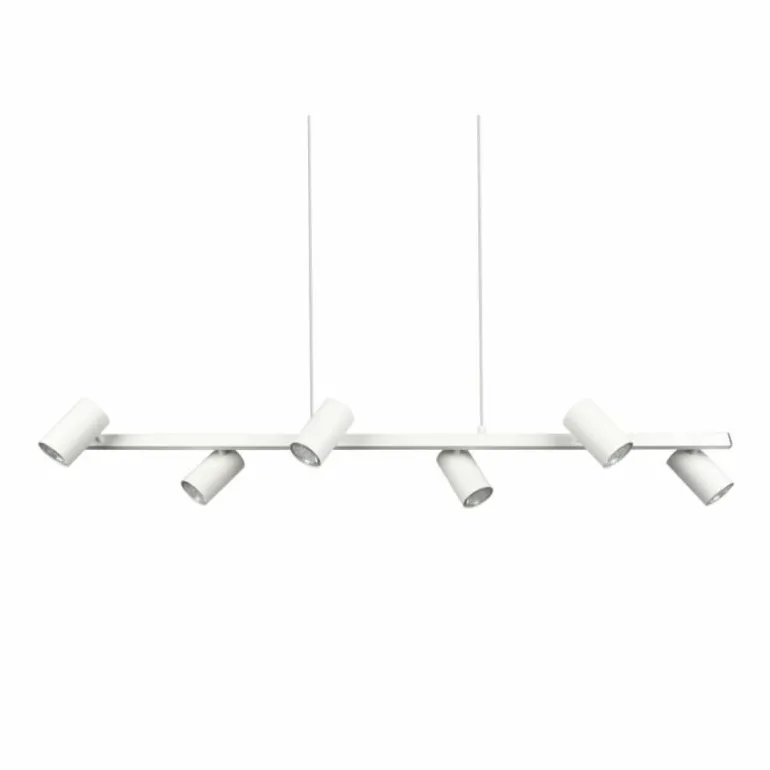 Suspension Trio MARLEY Blanc, 6 lumières