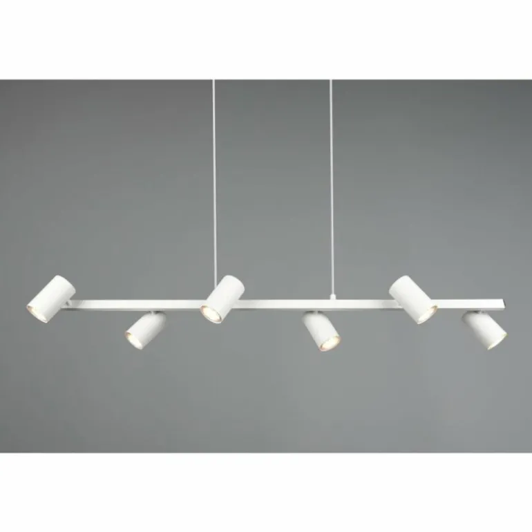 Suspension Trio MARLEY Blanc, 6 lumières