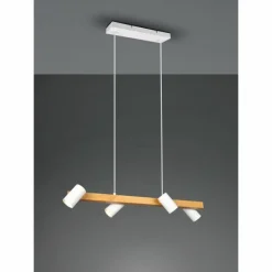Suspension Trio MARLEY Écru, Blanc, 4 lumières