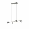 Suspension Trio MARLEY Nickel mat, 4 lumières