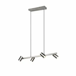 Suspension Trio MARLEY Nickel mat, 4 lumières