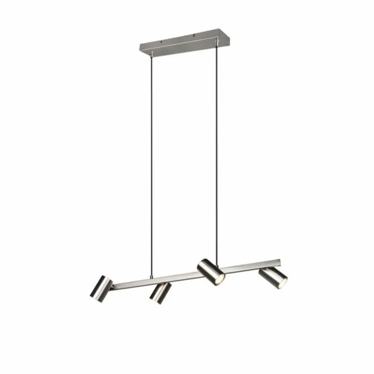 Suspension Trio MARLEY Nickel mat, 4 lumières