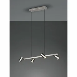 Suspension Trio MARLEY Nickel mat, 4 lumières