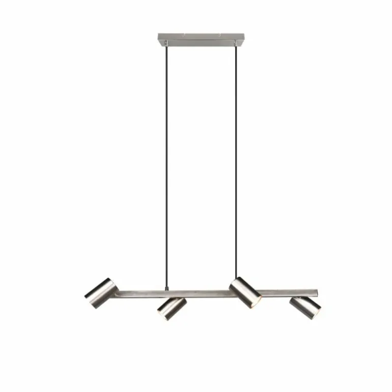 Suspension Trio MARLEY Nickel mat, 4 lumières